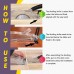 Stand Table Saw Protective Cover, 4-10 Inch Anti Dust Table Saw Guards with Splitting Knife, Universal Clear Plastic Case